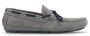 Duca di Morrone Logo Detail Leren Schoudertas Gray Heren - Thumbnail 2