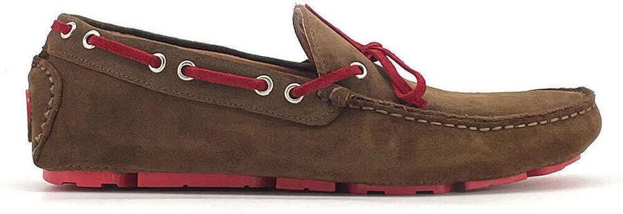 Duca di Morrone Italiaanse leren schoudertas met ritssluiting Brown Heren - Foto 2