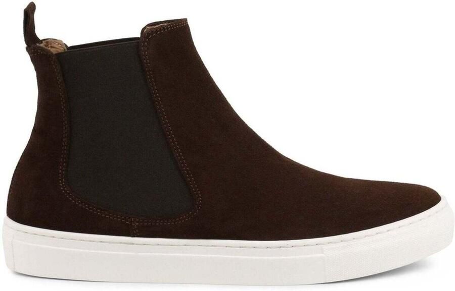 Duca di Morrone Luxe Suede Sneakers met Elastische Gores