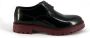 Duca di Morrone Zwart Bordeaux Leren Veterschoenen Black Heren - Thumbnail 2