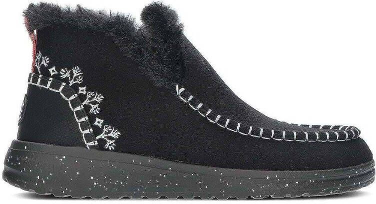 Dude Pumps DENNY FAUX SHEARLING LAARZEN 40208