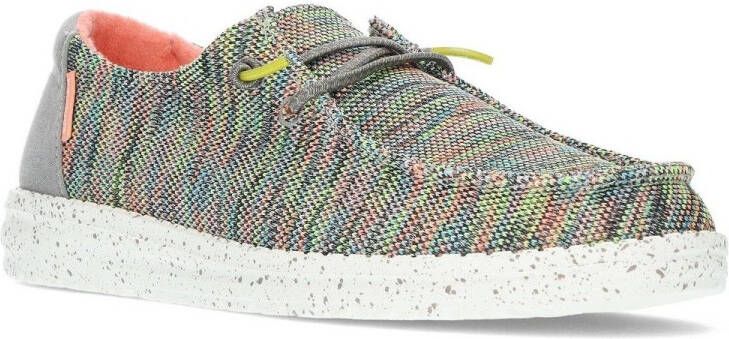 Hey Dude HEYDUDE Wendy Sox Dames Instappers Peacock Pink | Roze | Textiel - Foto 3