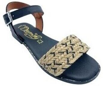 Duendy Platte sandalen Sandalia señora 4087 negro