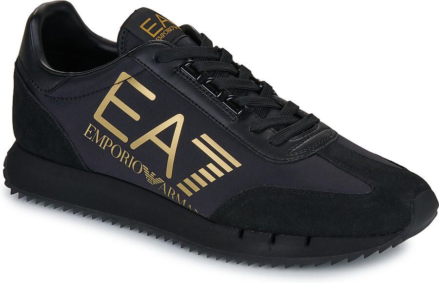 Emporio Ar i EA7 Lage Sneakers Grote logo-trainers