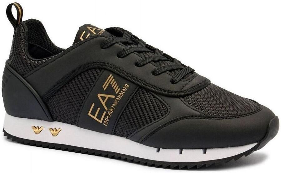 Emporio Armani EA7 Lage Sneakers 7X000337 AF18613-MZ185 BLACK GOLD SILVER