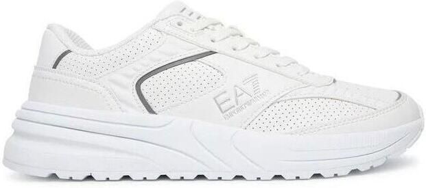 Emporio Armani EA7 Lage Sneakers 7X000360 AF19082-M0076 WHITE SILVER