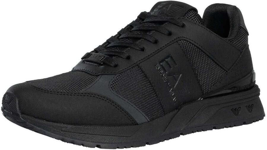 Emporio Armani EA7 Lage Sneakers Mesh logo-sneakers