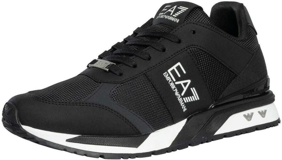 Emporio Armani EA7 Lage Sneakers Mesh logo-sneakers