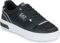 Emporio Armani EA7 Lage Sneakers NEW PREMIUM COUR - Zwart