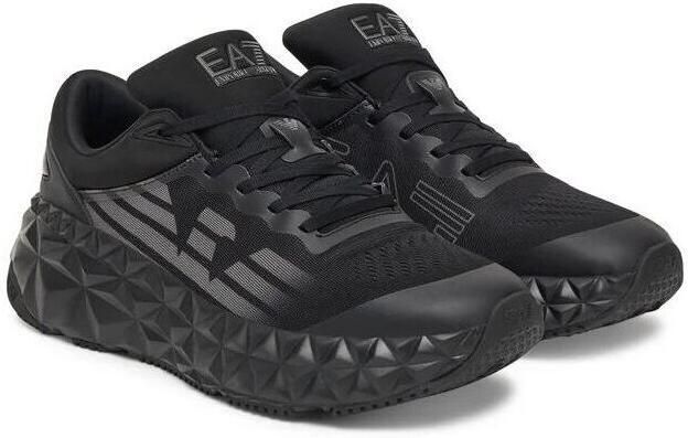 Emporio Armani EA7 Lage Sneakers X8X239 XK432-MC269 BLACK GUNMETAL