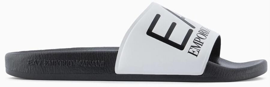 Emporio Ar i EA7 Witte Casual Synthetische Rubberen Zool Sandalen - Foto 5