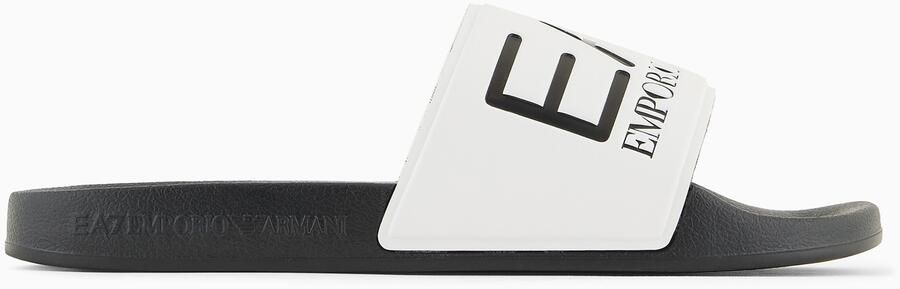 Emporio Ar i EA7 Witte Casual Synthetische Rubberen Zool Sandalen - Foto 5