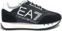 Ea7 Emporio Armani Lage Sneakers Runner Trainers Black White Black - Thumbnail 2