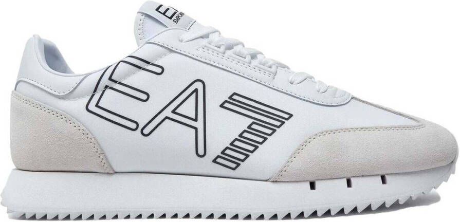 Ea7 Emporio Armani Sneakers Vintage Trainers White Black