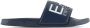 Ea7 Emporio Armani Teenslippers Visibility Logo Slides Navy Blue - Thumbnail 4