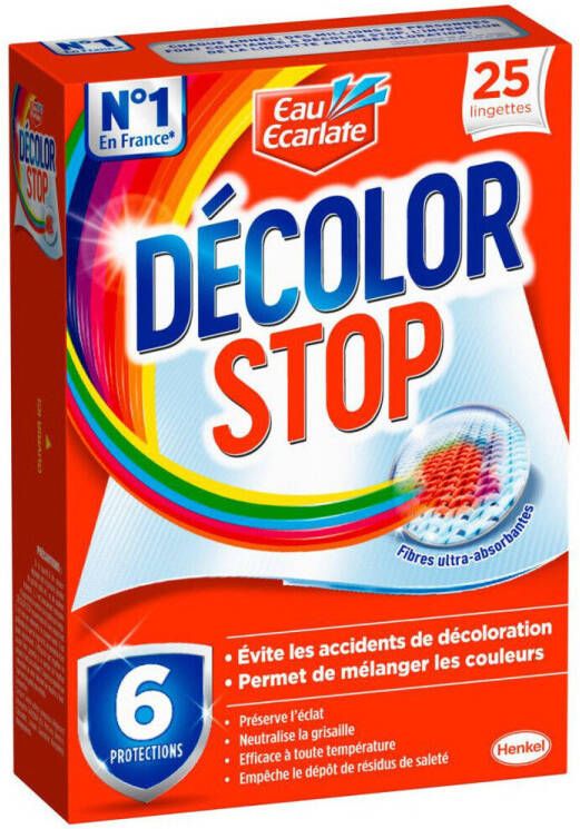Eau Écarlate Schoenonderhoud Lingettes Anti-Décoloration Décolor Stop
