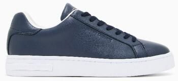 Armani Exchange Leren Sneakers met Logo Detail Blue Heren - Foto 3
