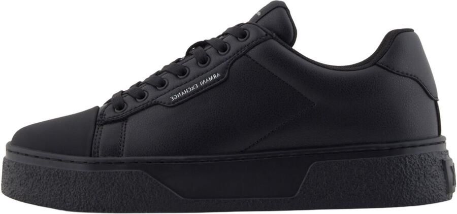 Armani Exchange Sneakers van leermix met logodetail model 'Lion' - Foto 2