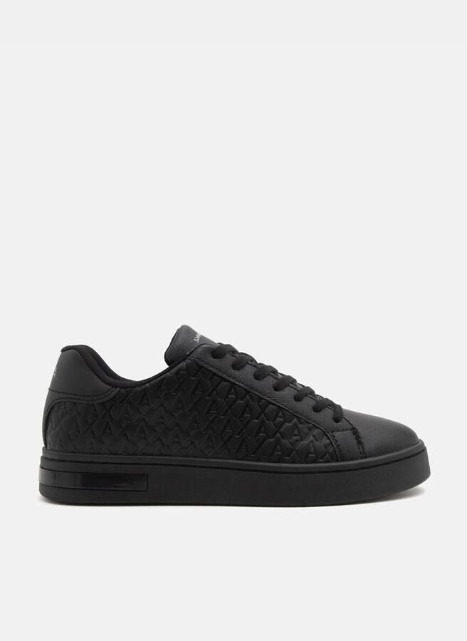 Armani Exchange sneakers met vetersluiting en logomotief - Foto 2