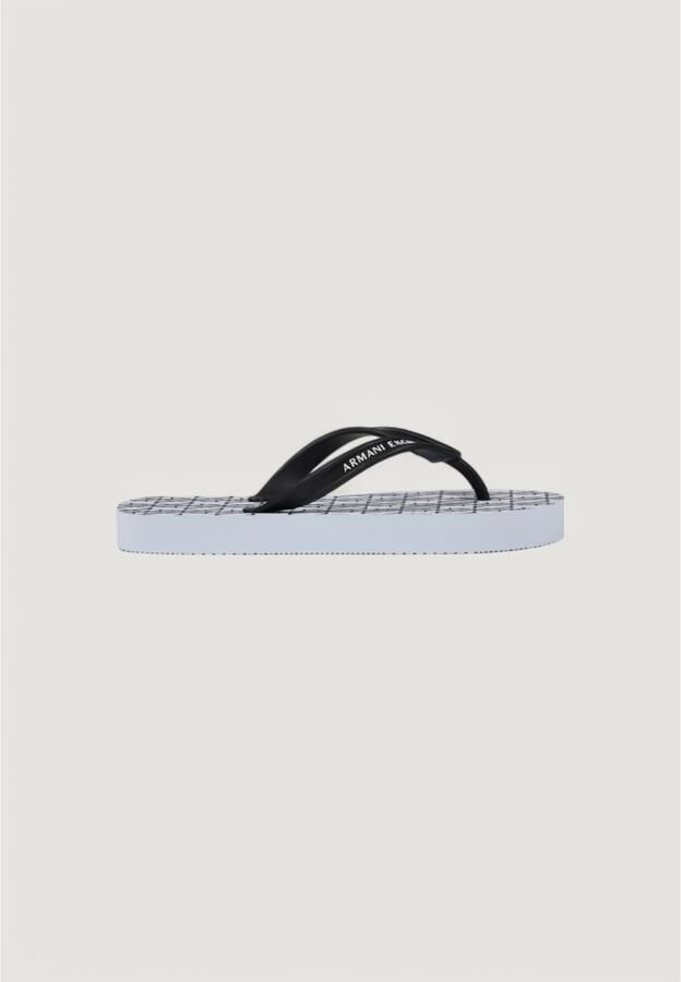 Armani Exchange Witte Rubberen Flip-Flop Sandaal - Foto 4