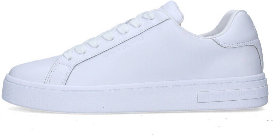 Armani Exchange Witte Sneakers Moderne Minimalistische Stijl White Heren - Foto 6