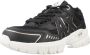 Ar i Exchange Lace-Up Polyester Sneakers with Laces Black - Thumbnail 4