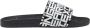 Armani Exchange Gedessineerde rubberen slippers voor lente zomer Black Heren - Thumbnail 6