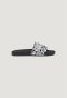 Armani Exchange Gedessineerde rubberen slippers voor lente zomer Black Heren - Thumbnail 3