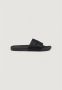 Armani Exchange Zwarte Effen Rubberen Slippers Black Heren - Thumbnail 7