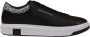 Armani Exchange Leren Sneaker Heren Herfst Winter Collectie Black Heren - Thumbnail 18