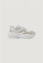 Armani Exchange Beige Rubberen Zool Damessneakers Beige Dames - Thumbnail 12