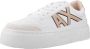 Armani Exchange Effen Vetersneakers White Dames - Thumbnail 8