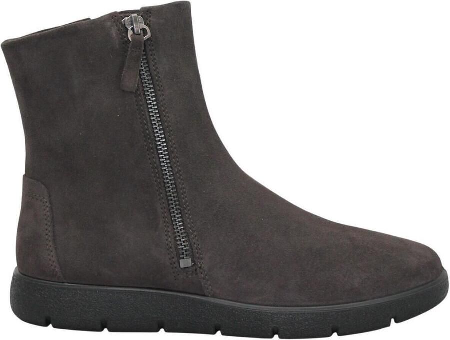 ECCO Bella 2 W Zip Enkellaarsjes bruin Suede