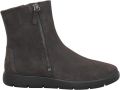 ECCO Bella 2 W Zip Enkellaarsjes bruin Suede - Bruin