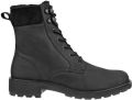 ECCO Women's Metro Vienna Mid Warm Winterschoenen zwart grijs - Zwart