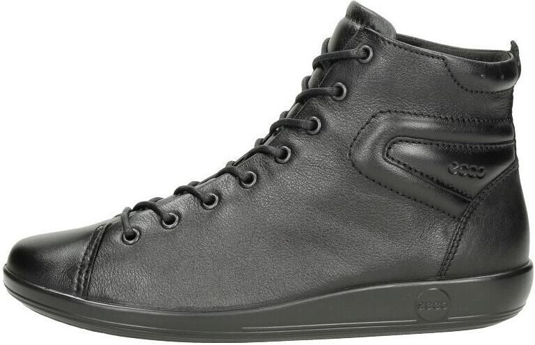ECCO SOFT 2.0 dames Veterboot Sneakers Zwart - Foto 6