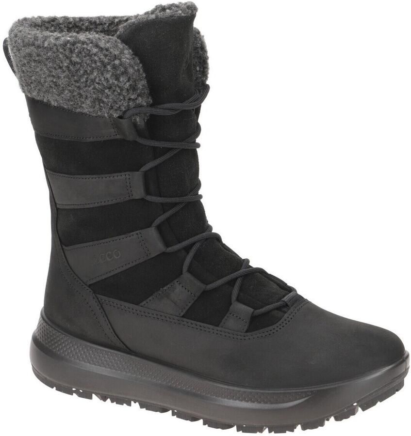 ECCO Women's Solice High Winterschoenen zwart