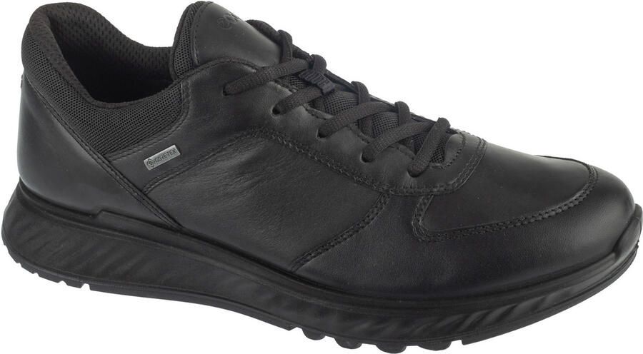 ECCO Exostride M Heren leren Gore-Tex sneaker Zwart Size: 45 (UK 10.5-11)