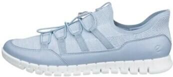ECCO Gruuv Lite W Limestone leren dames sneakers blauw Uitneembare zool - Foto 3