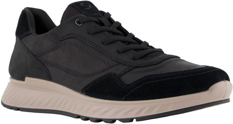 ECCO 835454 51052 Sneakers Zwart Nubuck Heren Zwart - Foto 3