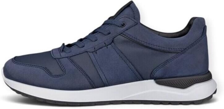 ECCO 534914 61934 Sneakers Blauw Nubuck Heren Blauw - Foto 6