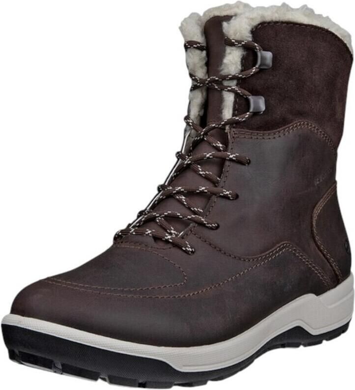 ECCO Women's Trace Lite Waterproof Mid Boot Winterschoenen grijs zwart