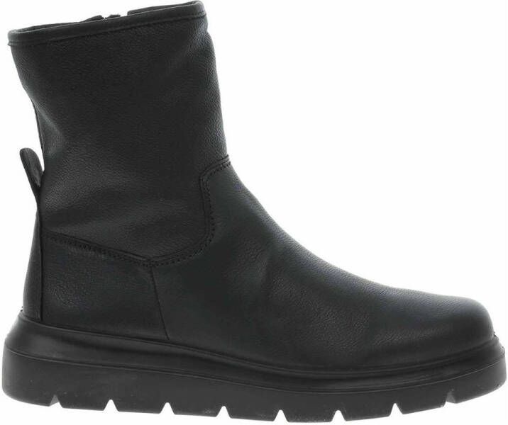 ECCO Nouvelle enkellaarsjes zwart Textiel Dames
