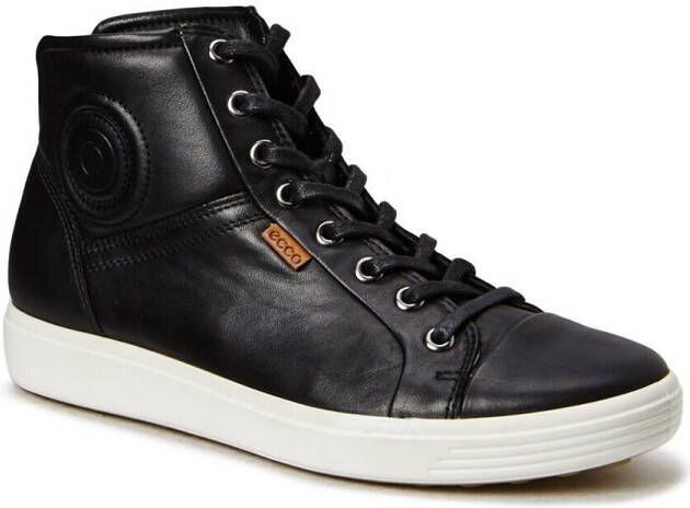 ECCO Soft 7 W Veterboots Zwart Leer - Foto 4