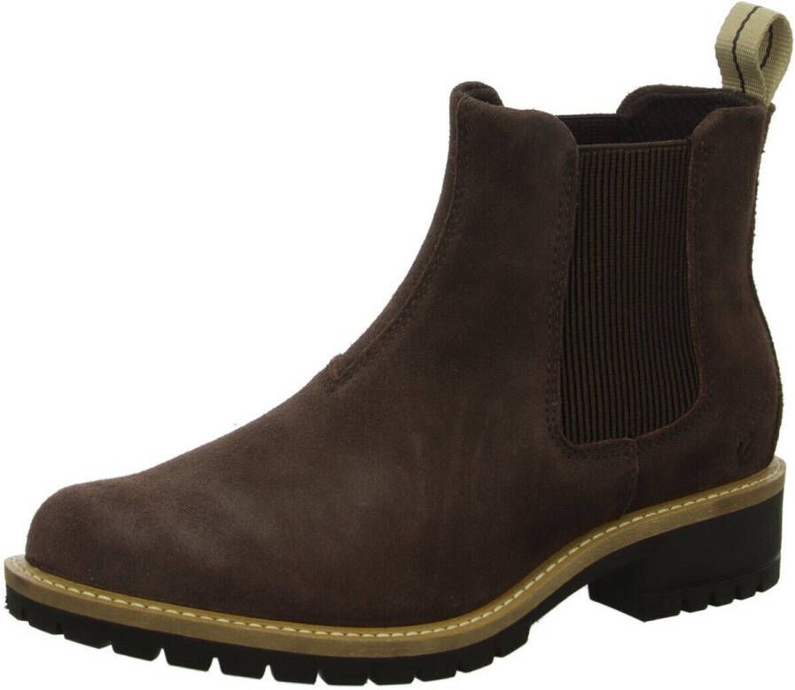 ECCO Women's Elaina Chelsea Hoge schoenen bruin
