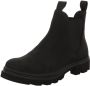 ECCO Women's Grainer Leather Cow Oil Nubuck Hoge schoenen grijs zwart - Thumbnail 3