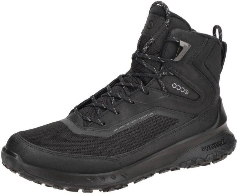 ECCO ULT-TRN Mid Leather Winterschoenen grijs zwart