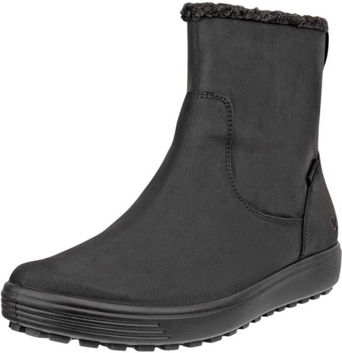 ECCO Soft 7 Tred W Enkellaarsjes zwart Nubuck Dames - Foto 6