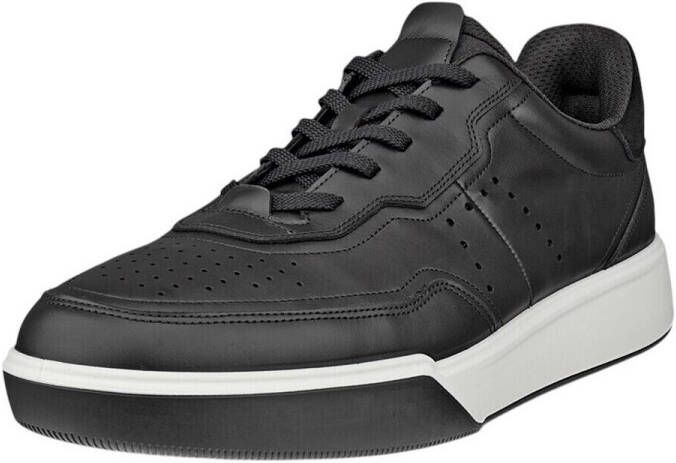 ECCO Street Court Sneakers grijs zwart