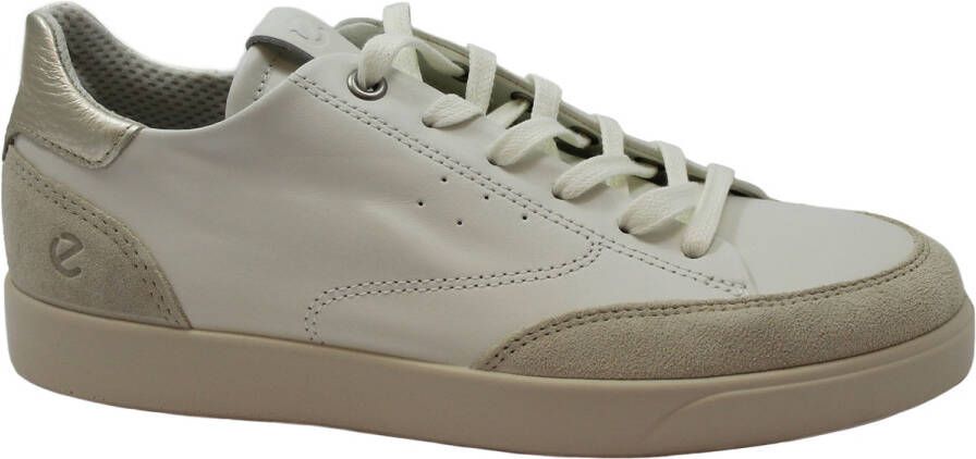 ECCO Street Lite W Dames leren sneaker Wit Size: 36 (UK 3.5-4)